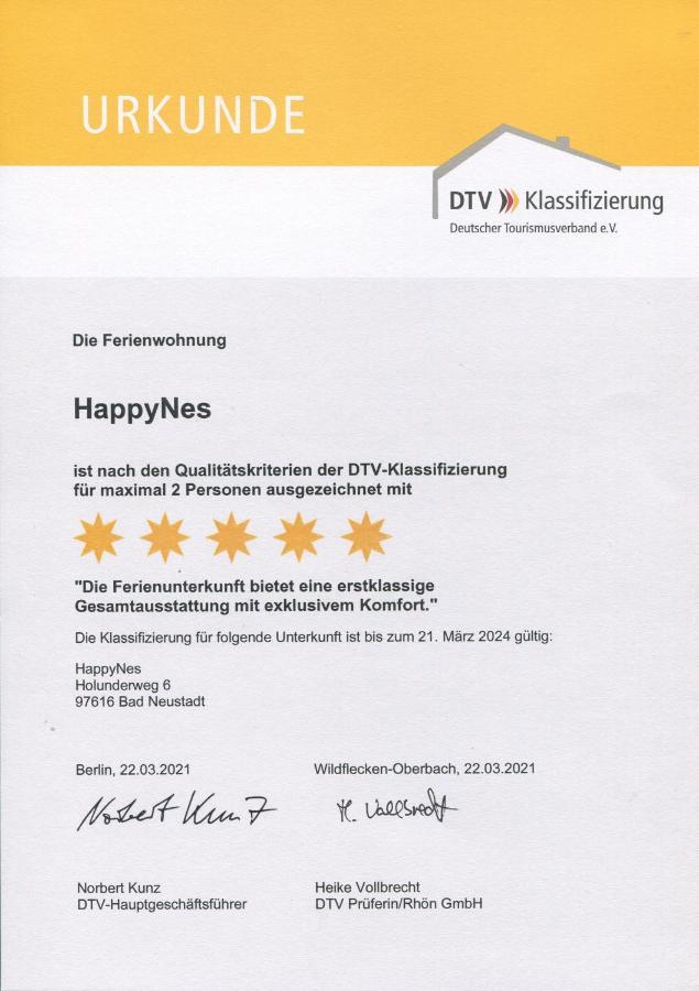 באד נוישטאדט אן דר סאאלה Ferienwohnung Happynes מראה חיצוני תמונה